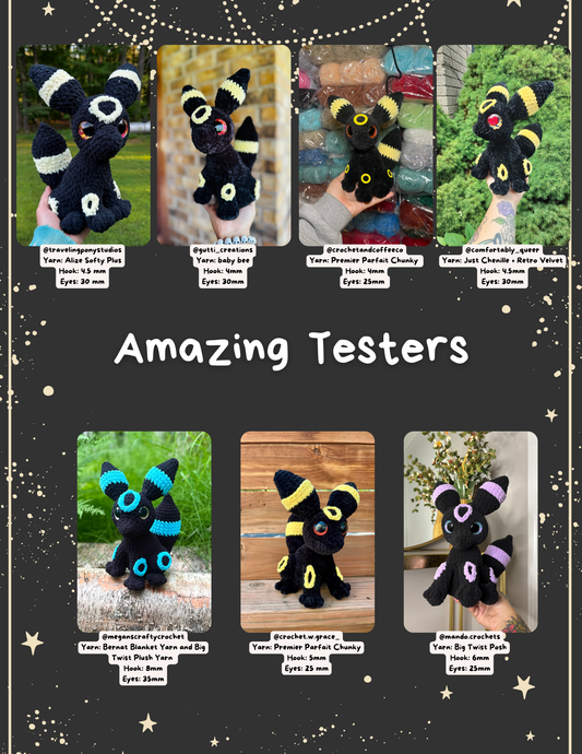 Moon Fox PDF Pattern