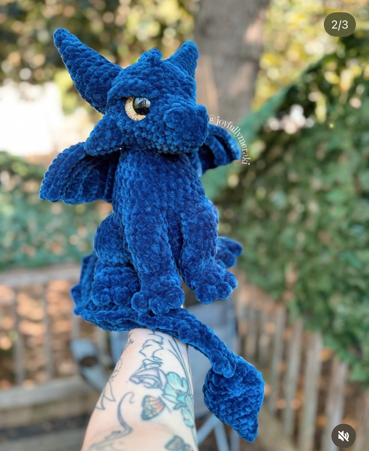 Tairn Dragon Plushie - made to order