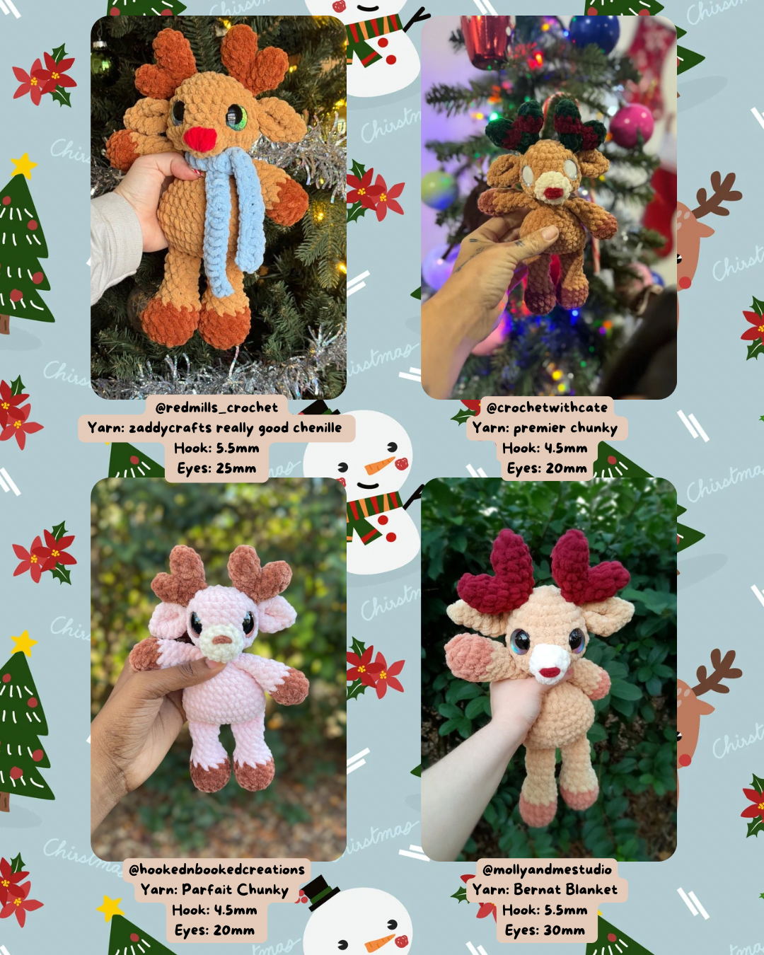 5-in-1 Holiday Crochet Bundle PDF