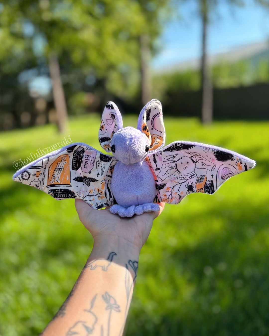 Pastel Spooky Bat (ready to ship!)