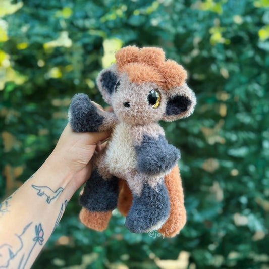 Fluffy Vulpix Plushie READY TO SHIP
