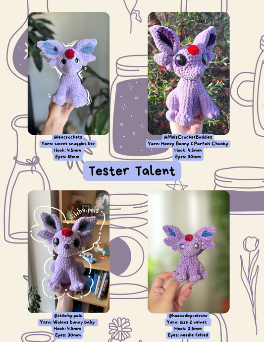Psychic Fox PDF Pattern