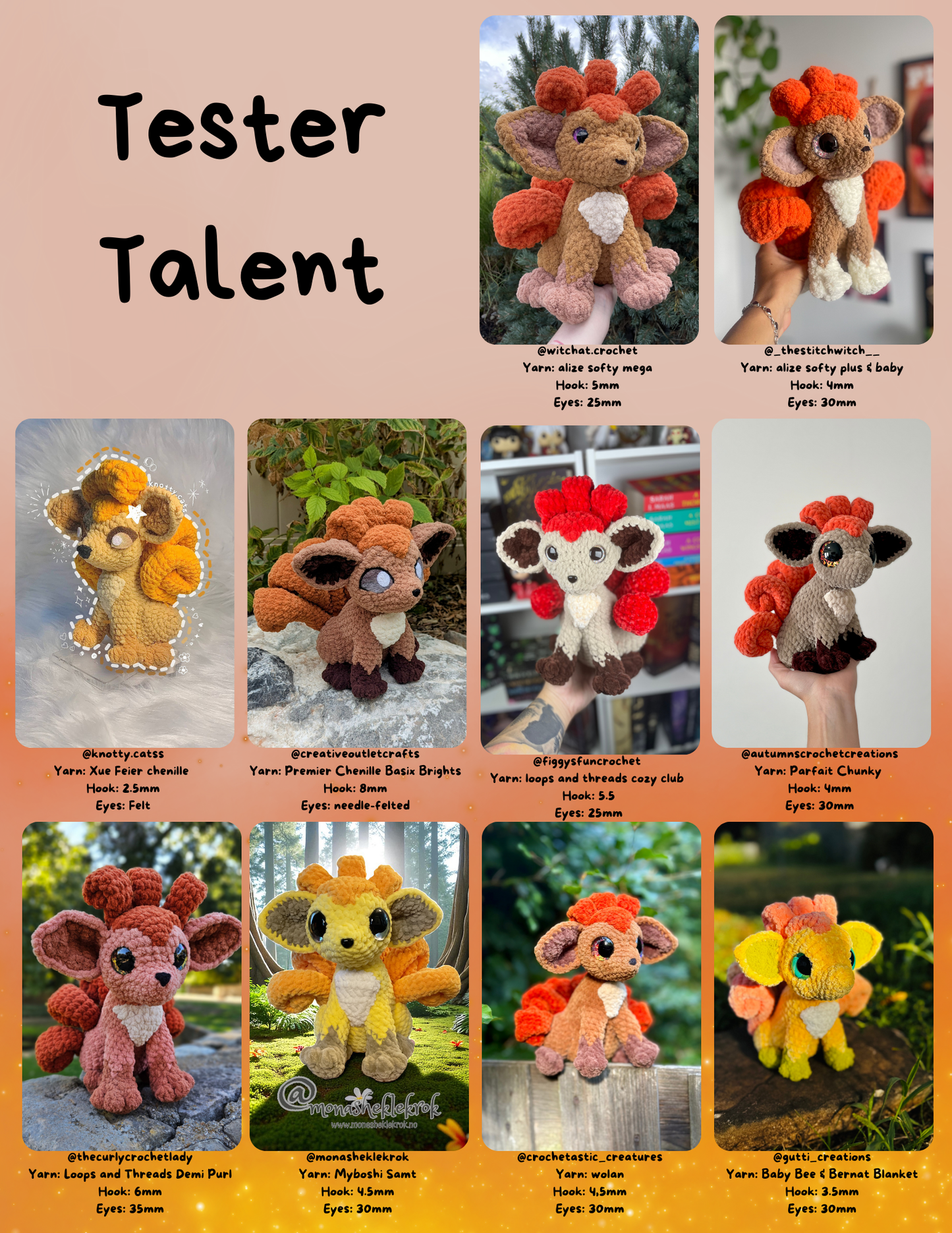Six Tailed Fire Fox PDF Kanto Vulpix
