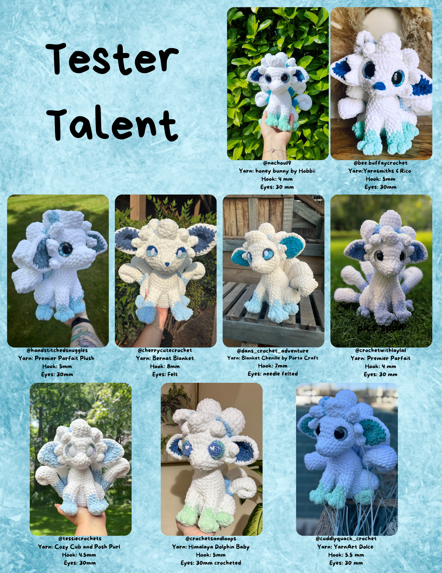 Six Tailed Ice Fox PDF Alolan Vulpix