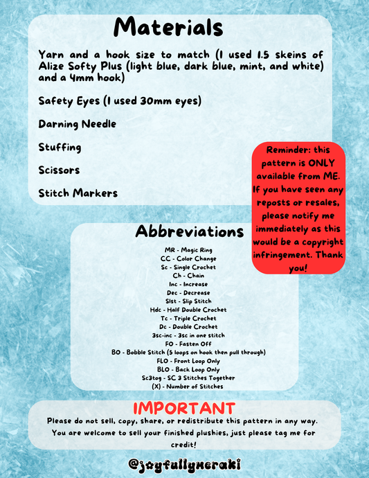 Six Tailed Ice Fox PDF Alolan Vulpix