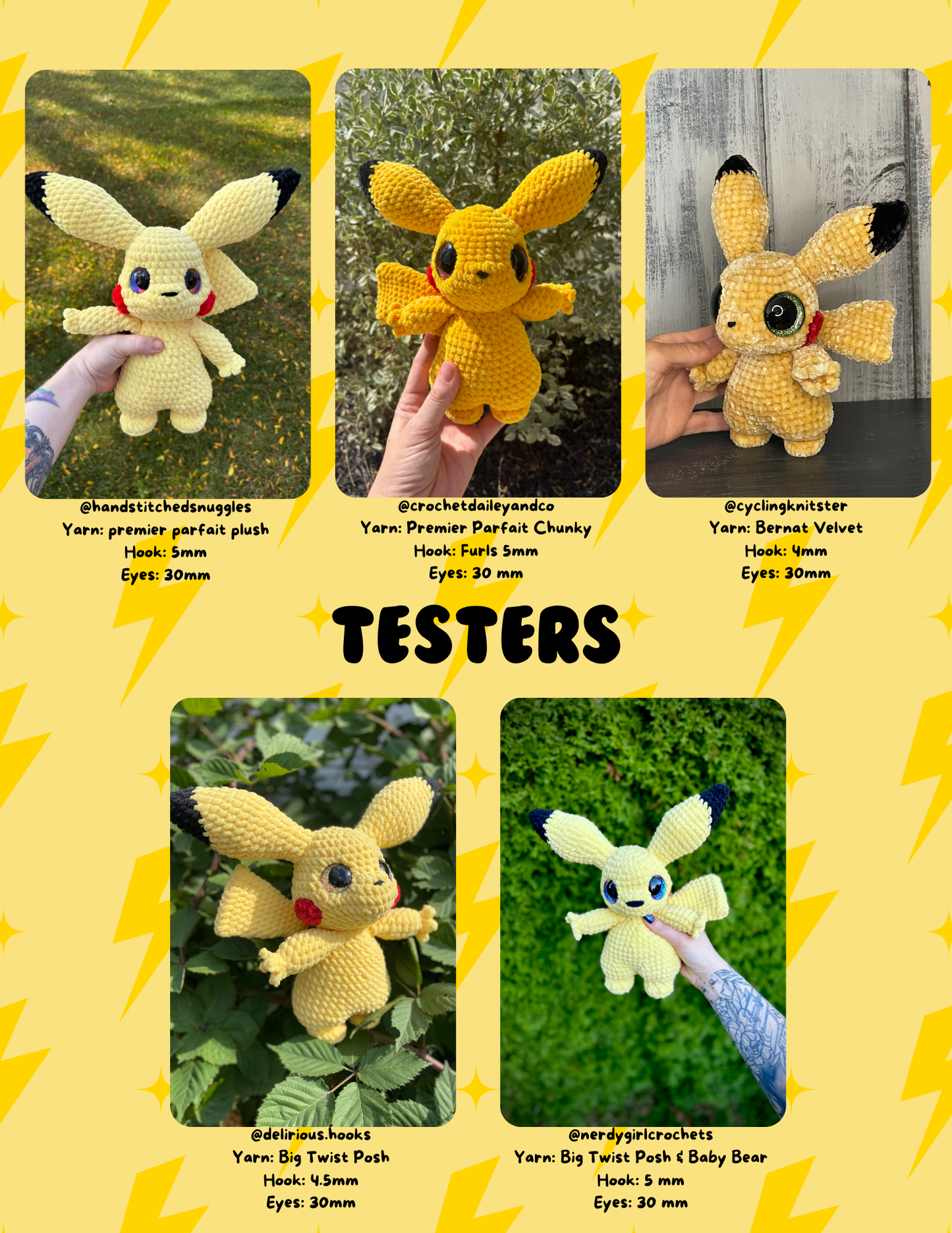 Electric Mouse PDF Pattern