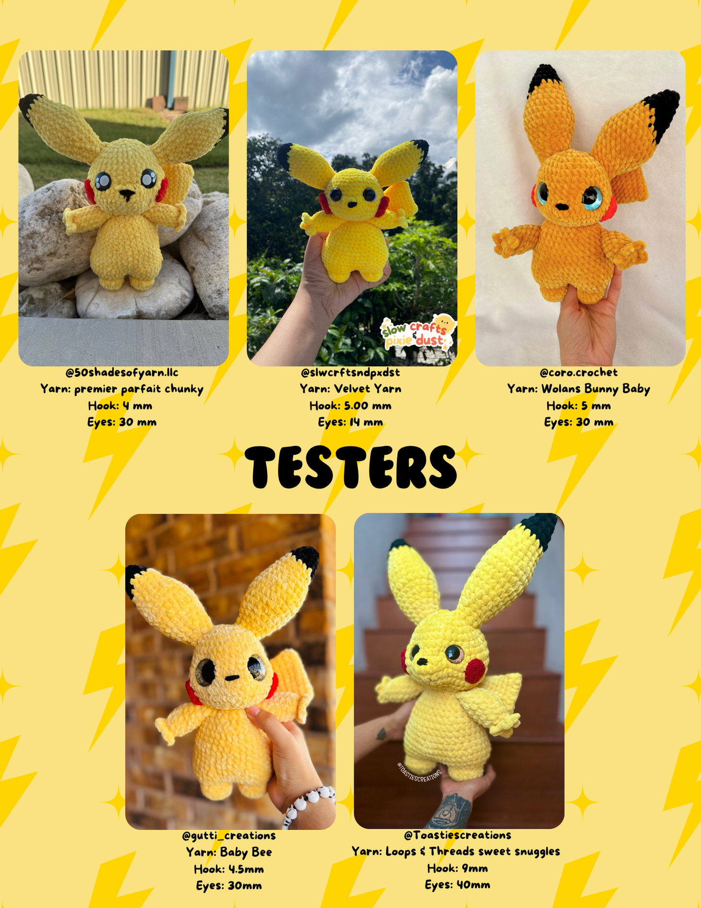 Electric Mouse PDF Pattern