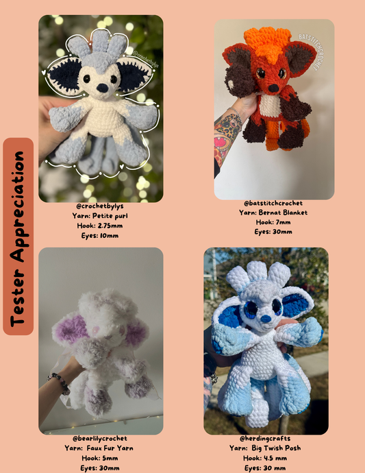 Vesta the Fire Fox PDF Pattern