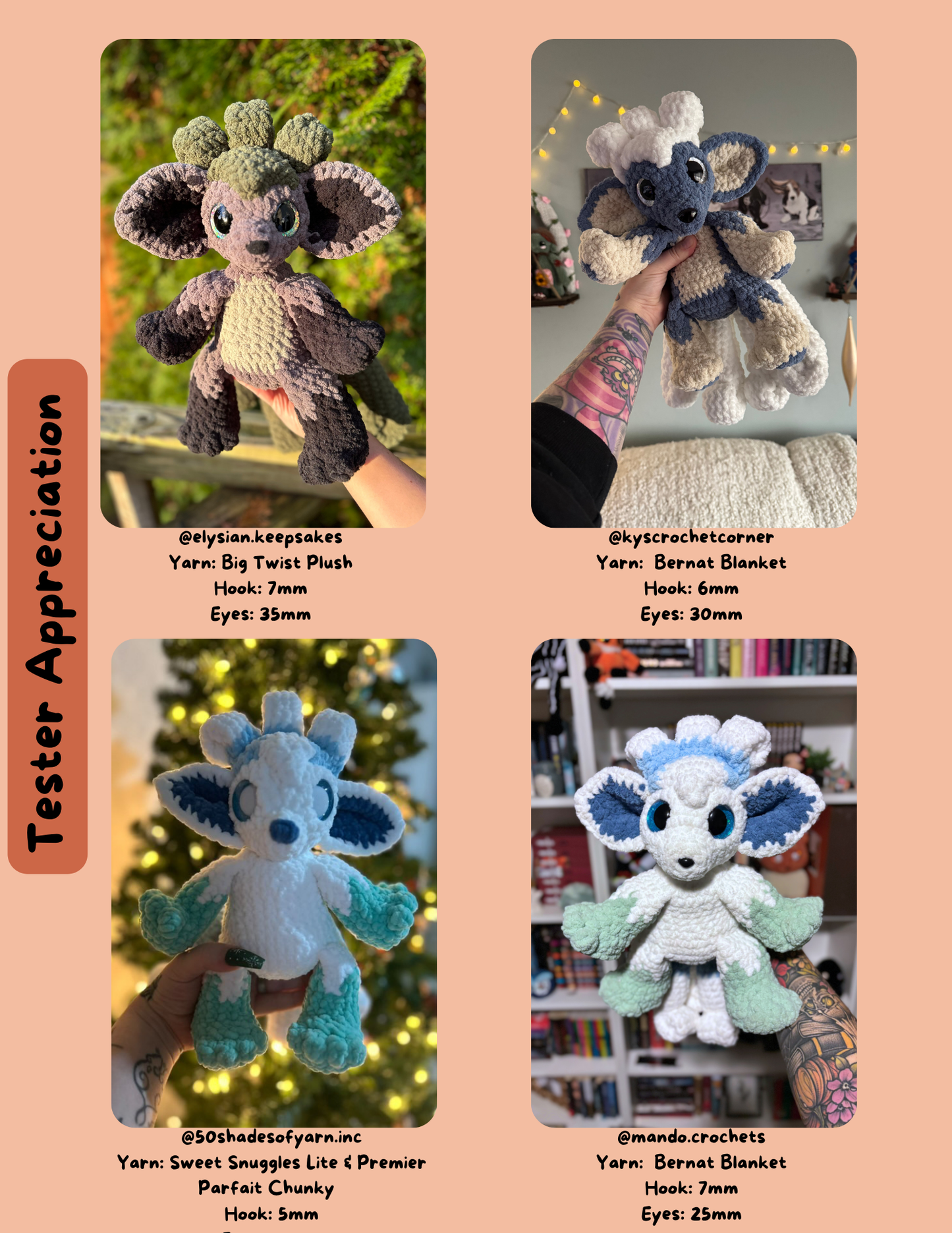 Vesta the Fire Fox PDF Pattern