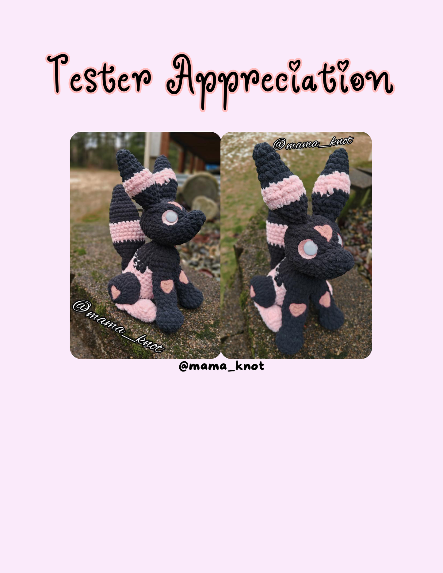 Heart Fox PDF Pattern