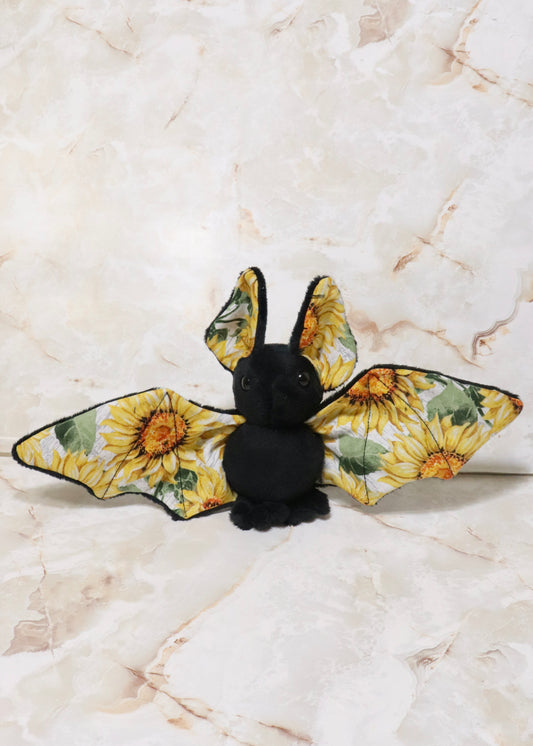 Sunflower Stuffed Plush Bat