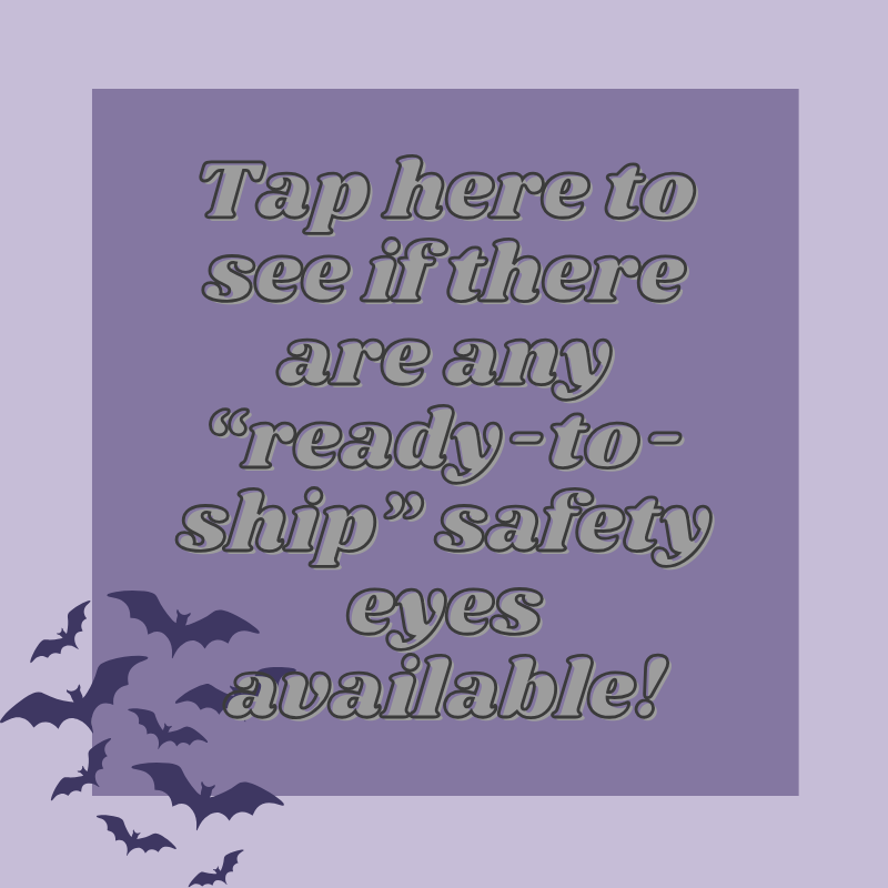 Ready-to-ship Painted Safety Eyes