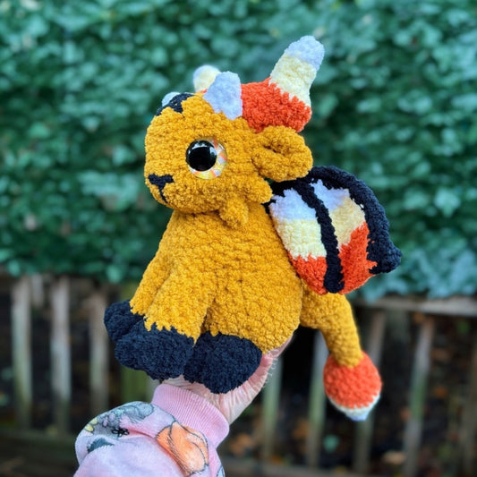 Candy Corn Baphomet Plushie READY TO SHIP