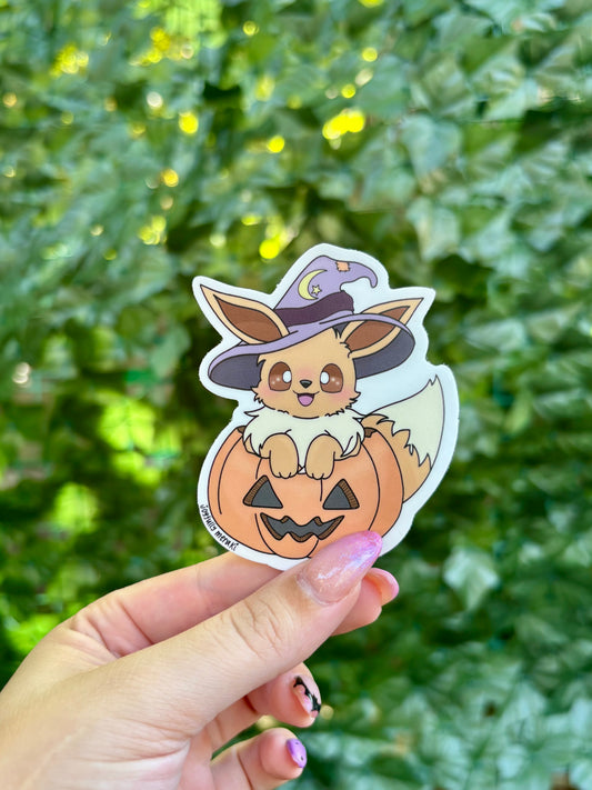 Spooky Eevee Sticker