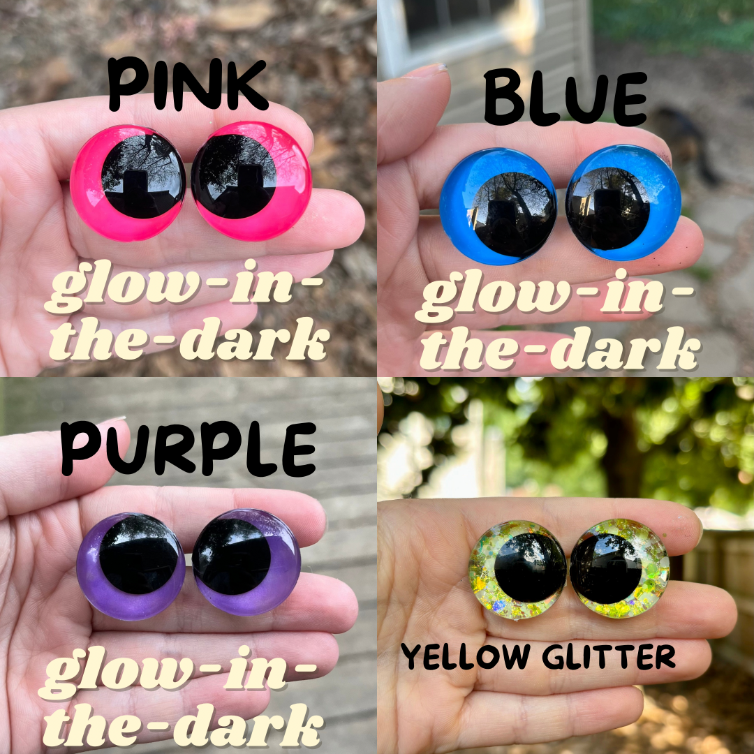 Glow-in-the-dark Kawaii Safety Eyes