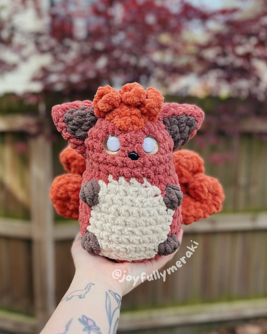 Vulpix Crocheted Plushie
