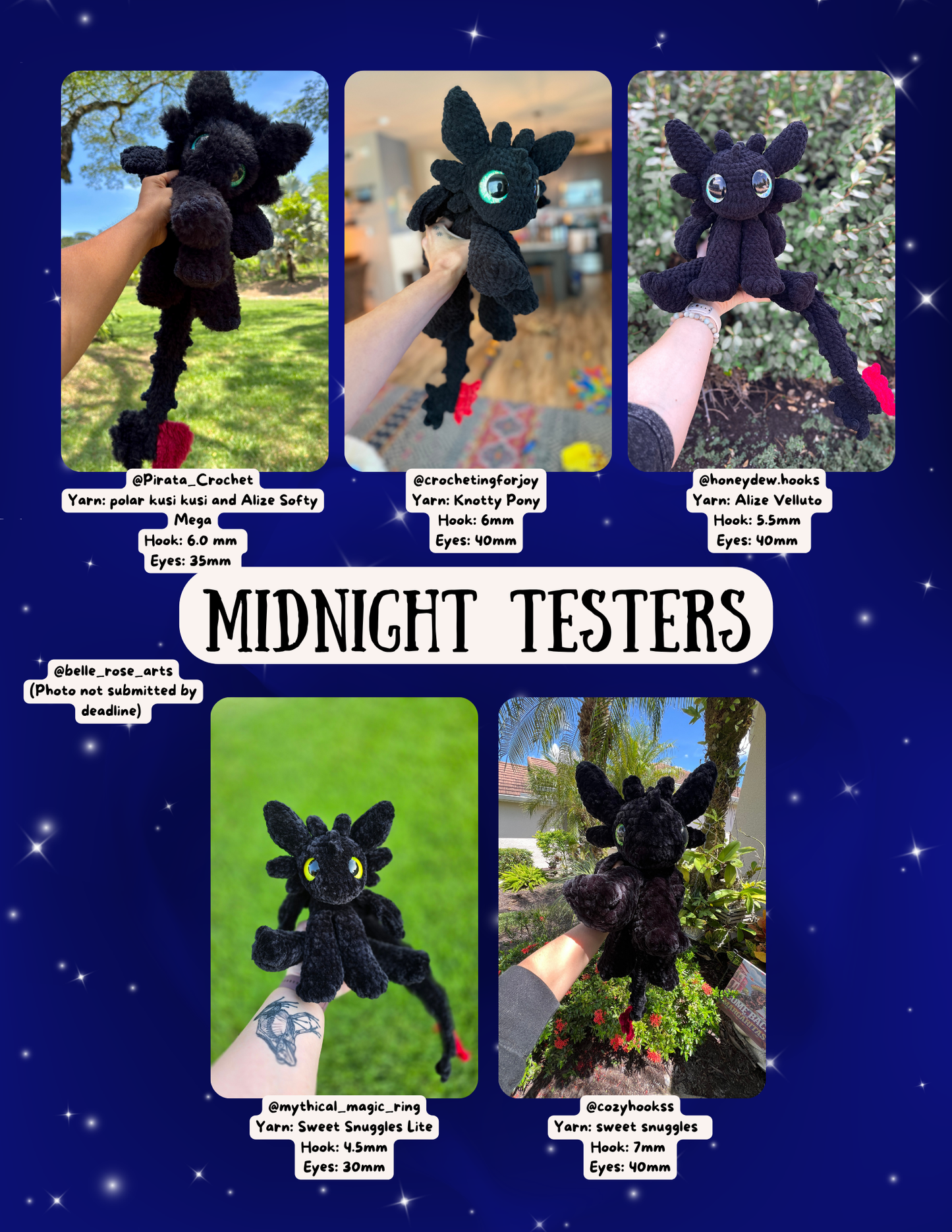 Midnight and Pearl PDF Pattern