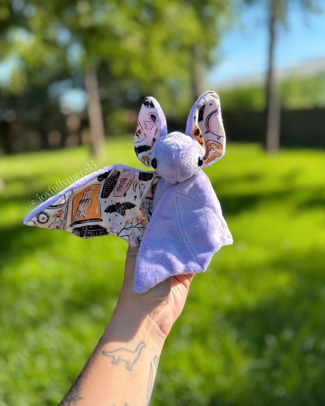 Pastel Spooky Bat (ready to ship!)