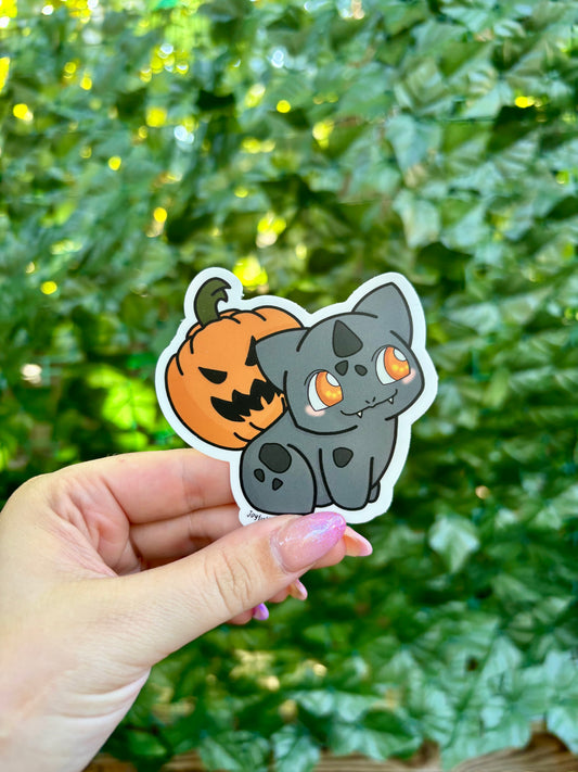 Pumpkin Bulbasaur Sticker