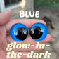 Glow-in-the-dark Kawaii Safety Eyes