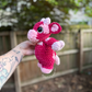 Dark pink cow