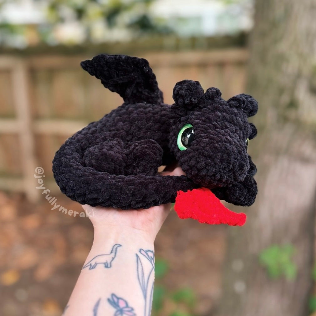 Sleepy Toothless READY TO SHIP