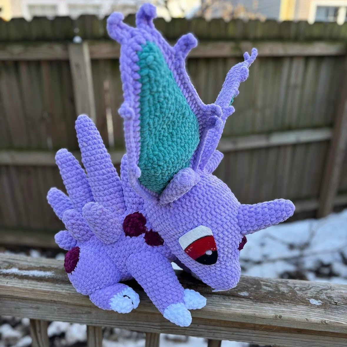 Nidoran Plushie READY TO SHIP