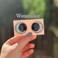 Watercolor eyes