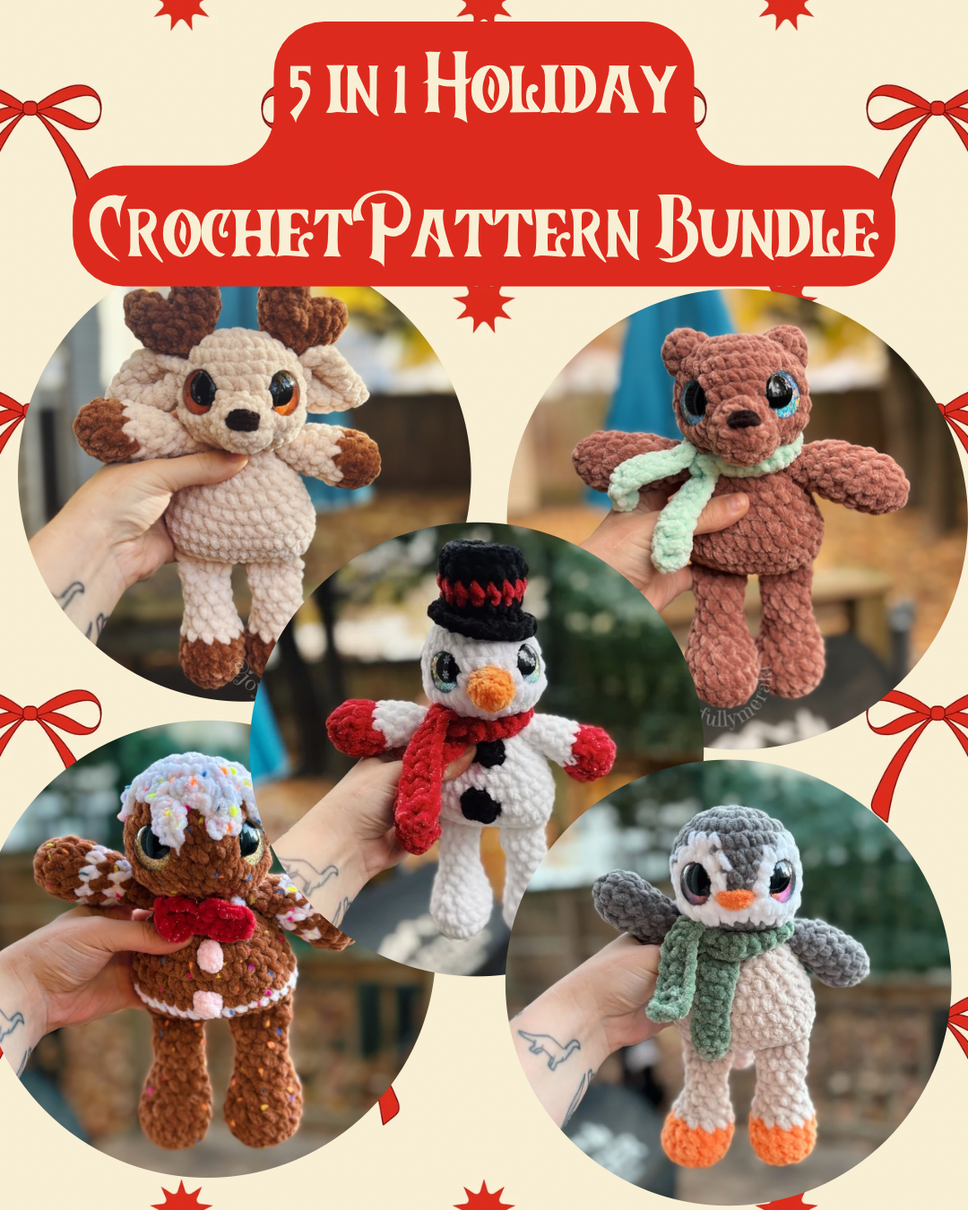 5-in-1 Holiday Crochet Bundle PDF