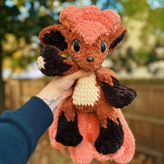 Big Vulpix Plushie READY TO SHIP