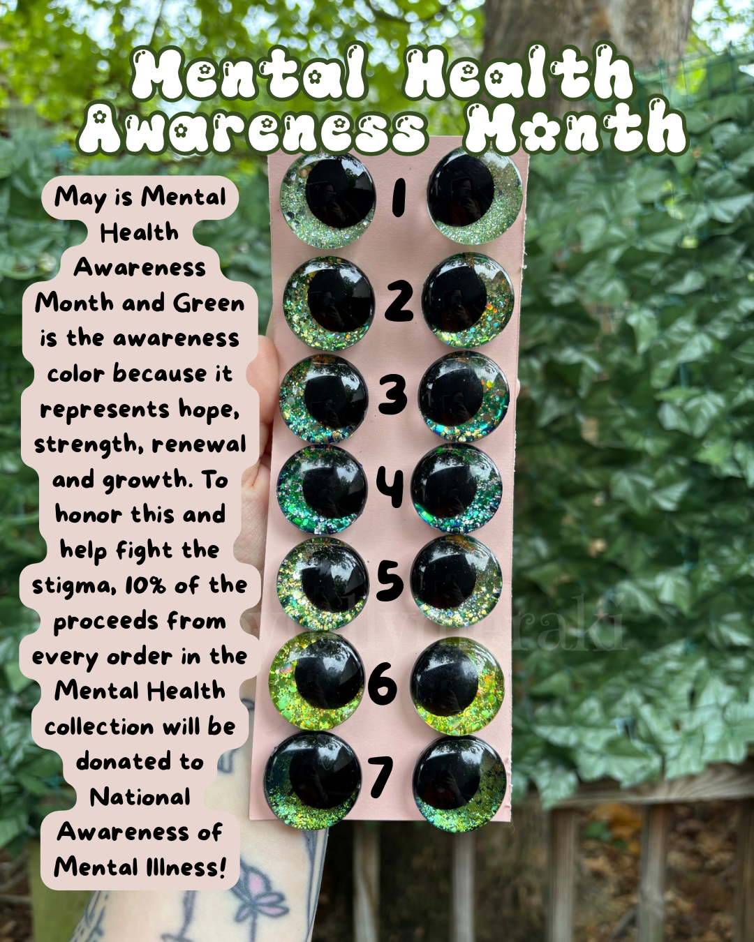 Mental Health Awareness Safety Eyes