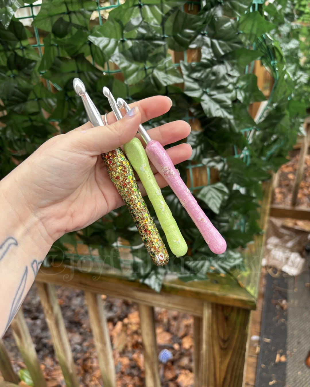 Hand Painted Crochet Hook