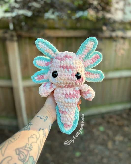 Axolotl Crocheted Plushie