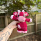 Dark pink cow