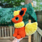Sitting Flareon Plushie READY TO SHIP