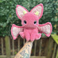 Big Pink Bat Plushie READY TO SHIP