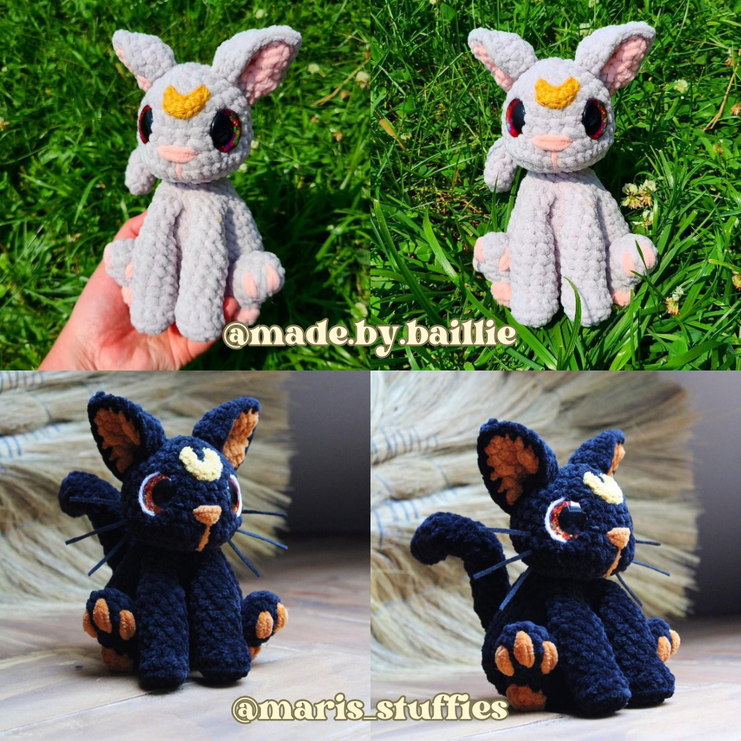 Callisto the Moon Kitty PDF Pattern