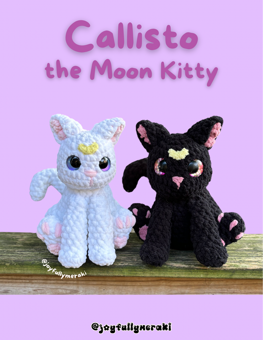 Callisto the Moon Kitty PDF Pattern