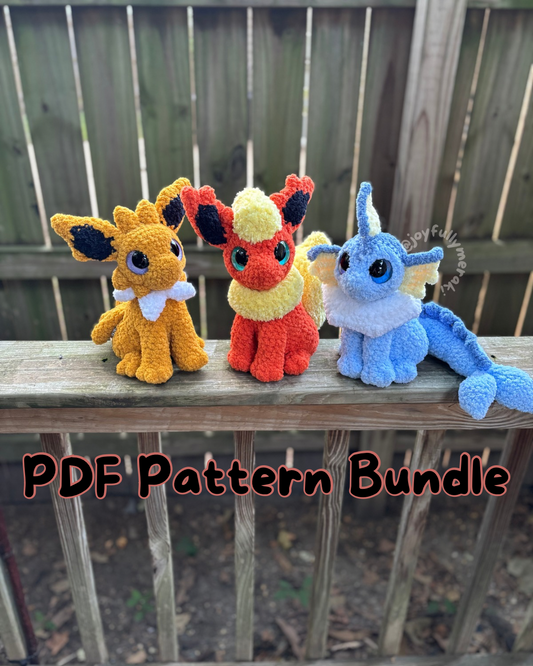 Gen I: Water, Fire and Electric Fox PDF BUNDLE
