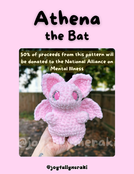 Athena the Bat PDF Pattern