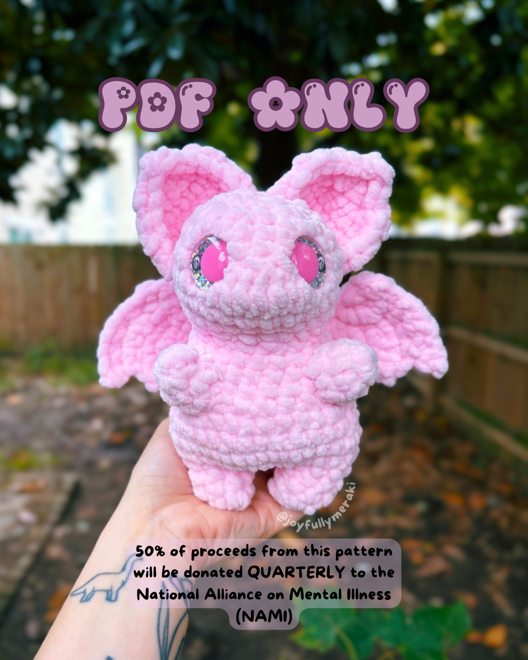 Athena the Bat PDF Pattern