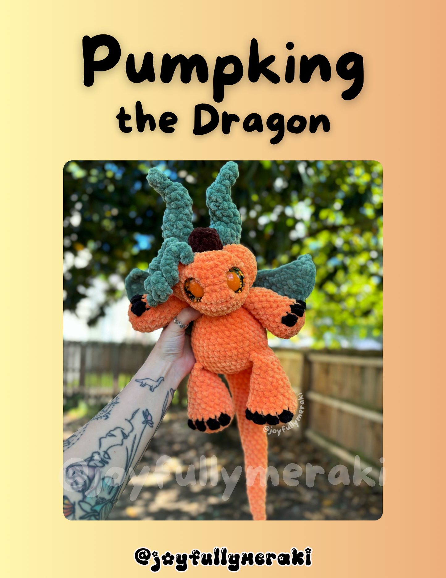 PumpKing the Dragon PDF Pattern