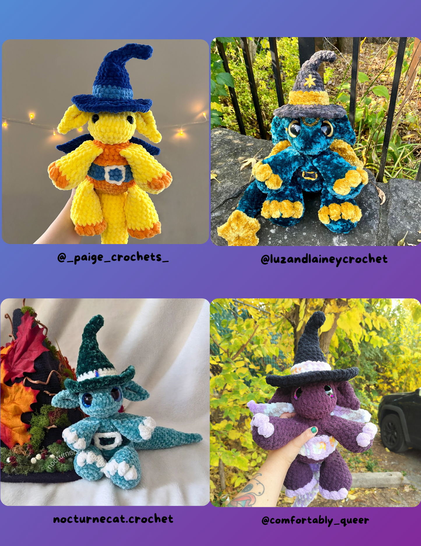 Hecate the Witch Dragon PDF Pattern