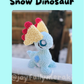 Snow Dino PDF Pattern