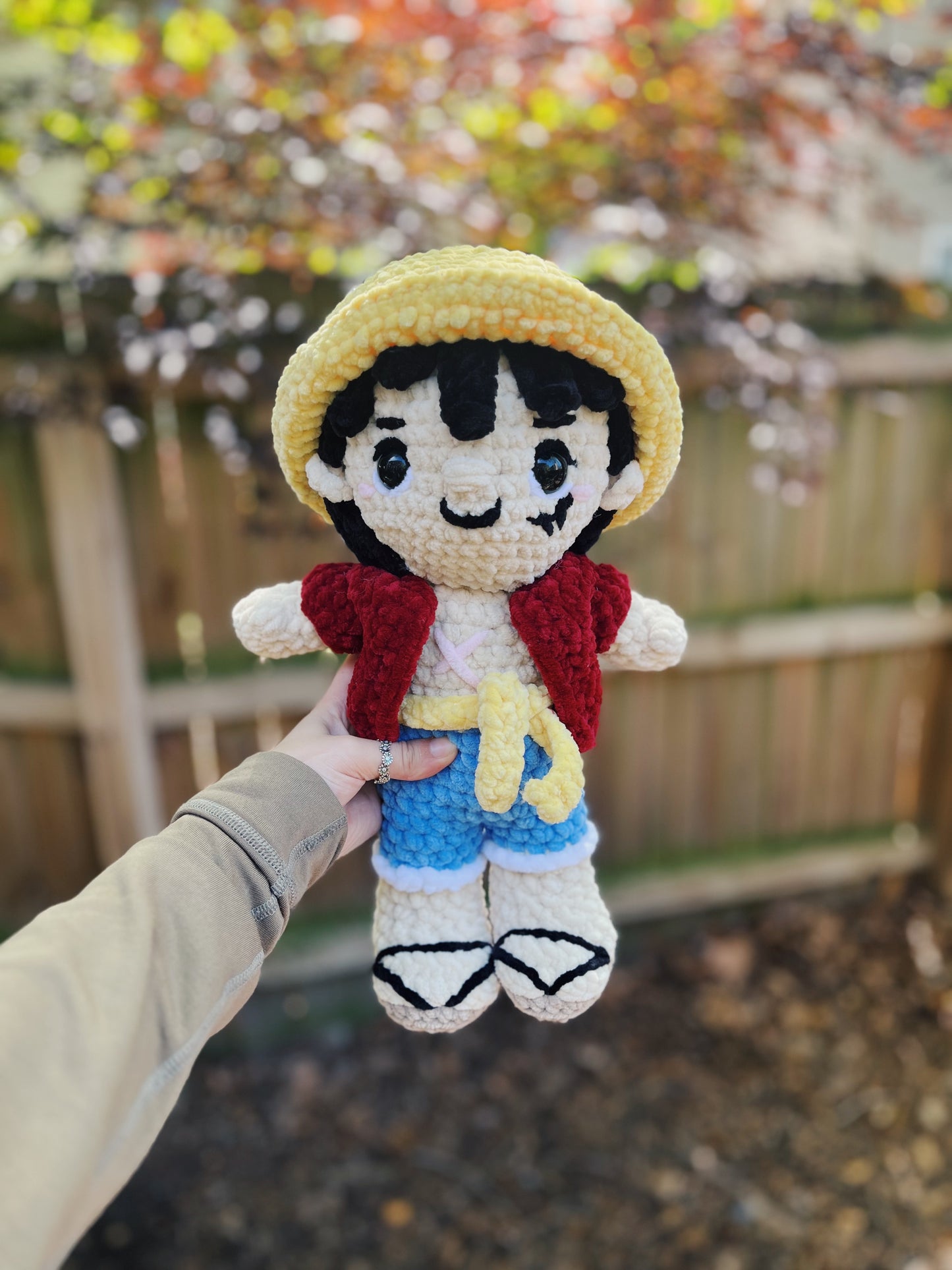 Luffy Crocheted Plush