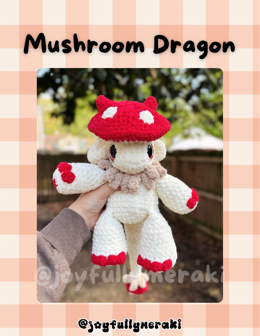 Mushroom Dragon PDF Pattern