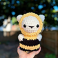 Bumble Bee Bear Crocheted Plushie