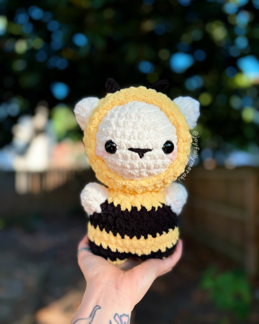 Bumble Bee Bear Crocheted Plushie