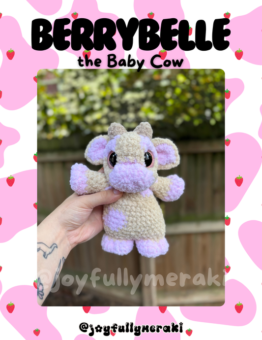 Berrybelle the Baby Cow PDF Pattern