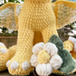 Giant Floral Dragon Crocheted Plushie
